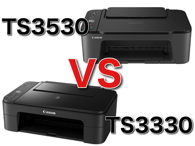 Canon TS3330とTS3530を比較してみた！プリンター・インクの違いは何